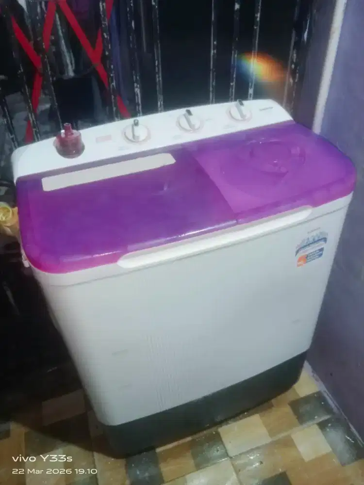 Mesin cuci merk sanken 8kg