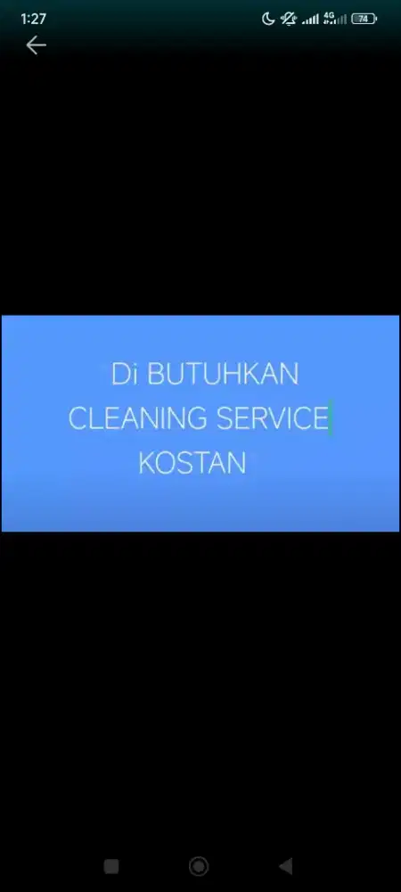Bekerja di kostan