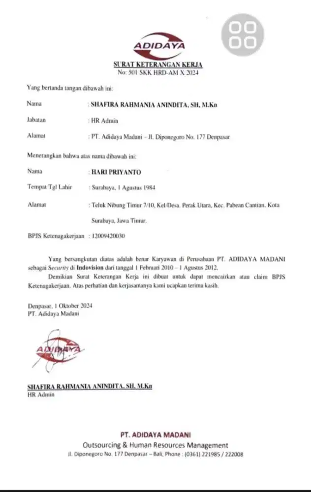 Mencari pekerjaan dalam bidang security