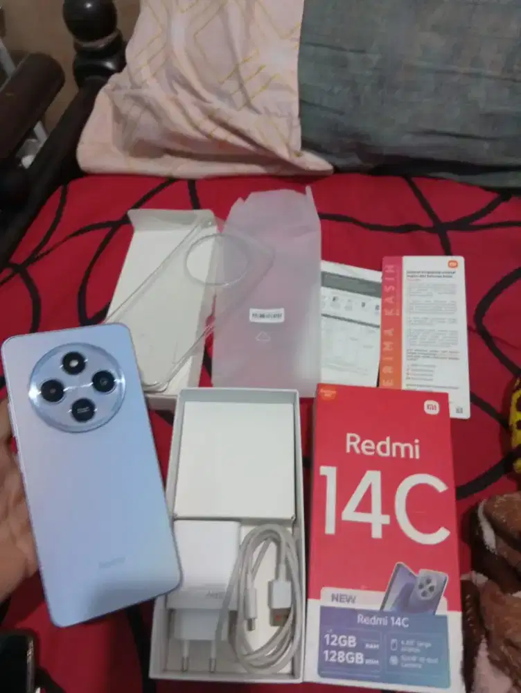 XIAOMI REDMI 14C NFC RAM 6+6/128 MULUS FULLSET ORI
