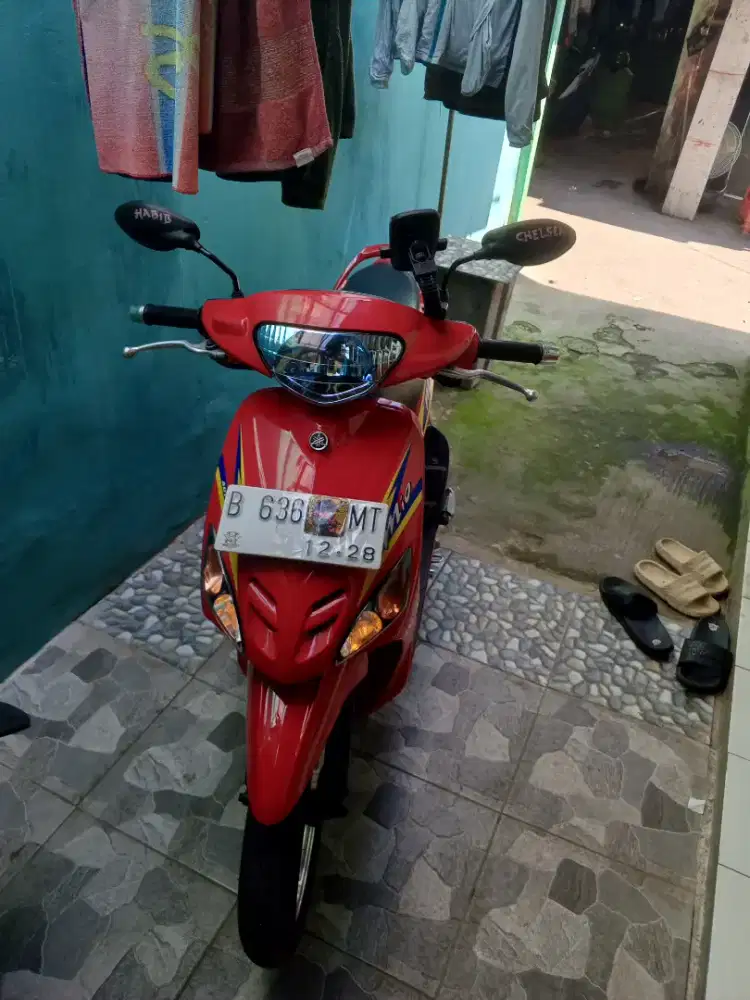 Bismillah motor Mio 2008 sudah rapih tinggal jalan dan nongkrong