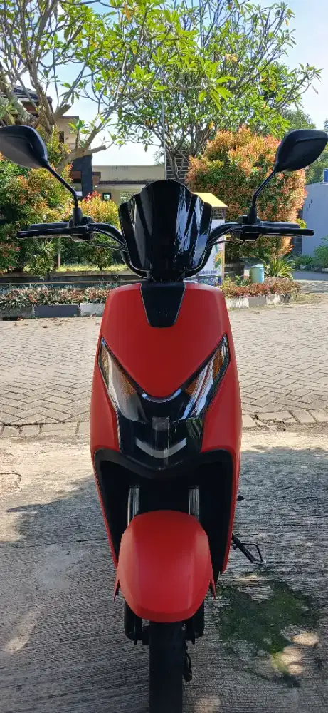 Sepeda Listrik D60 Merah Mulus. NEGO