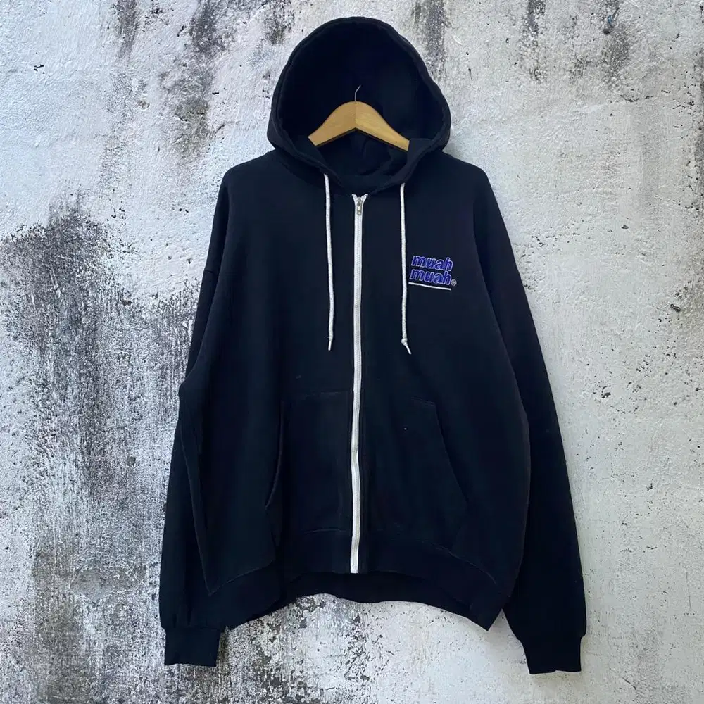 Ziphoodie Muah Muah - Size XXL - Jaket Zipper hoodie