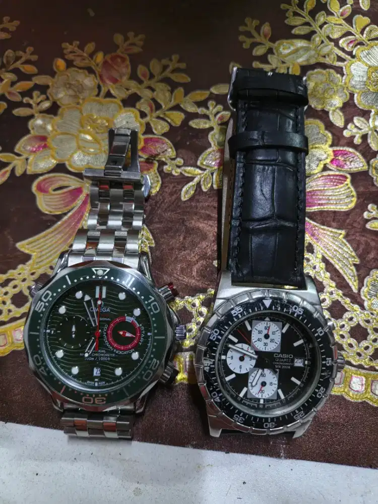 Omega seamaster & casio