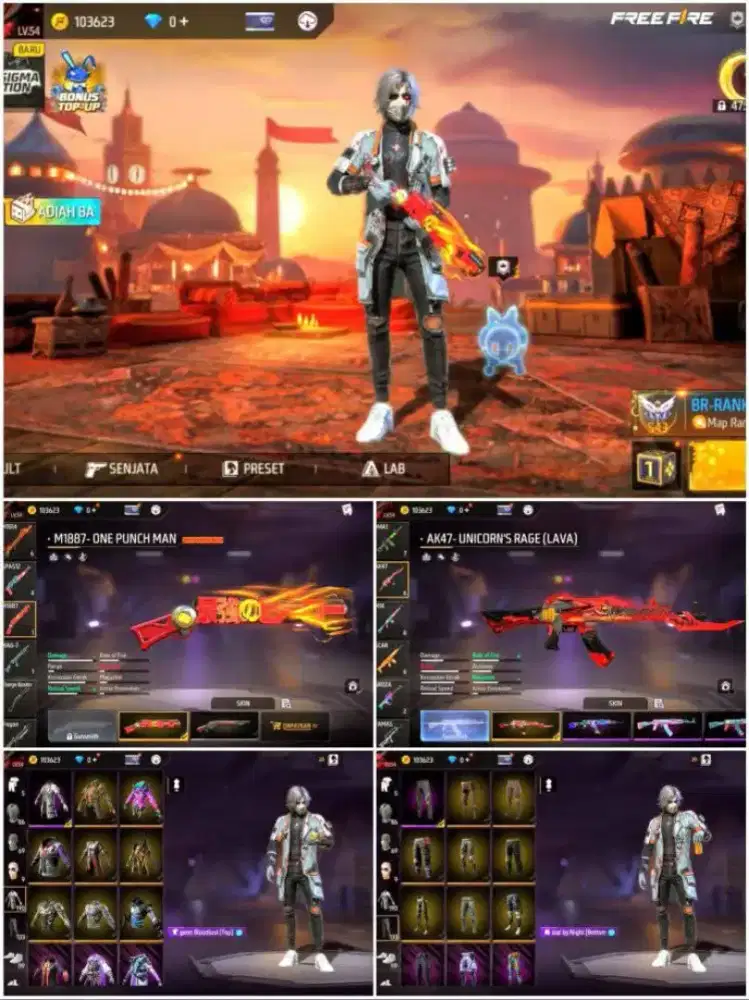 Jual akun ff aman dan amanah