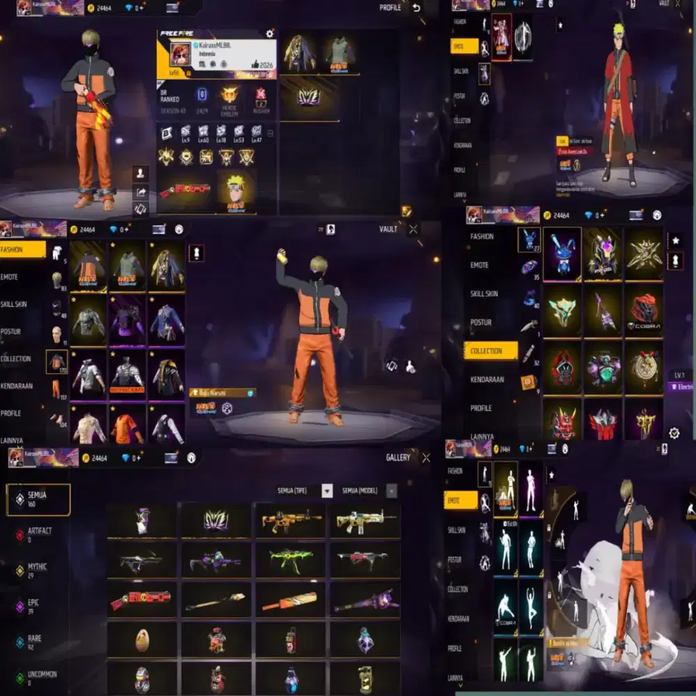 Jual akun ff aman dan amanah