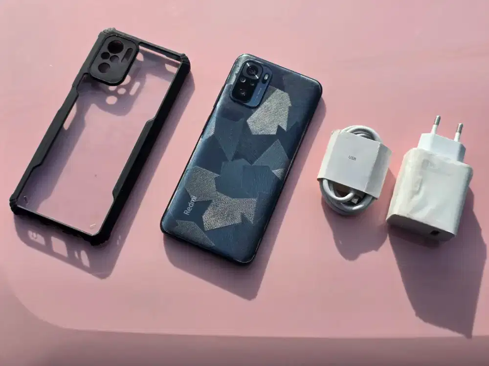 Redmi Note 10 4G Ram 4GB/64GB Mulus95% LayarAmoled Nominus Bisa TT