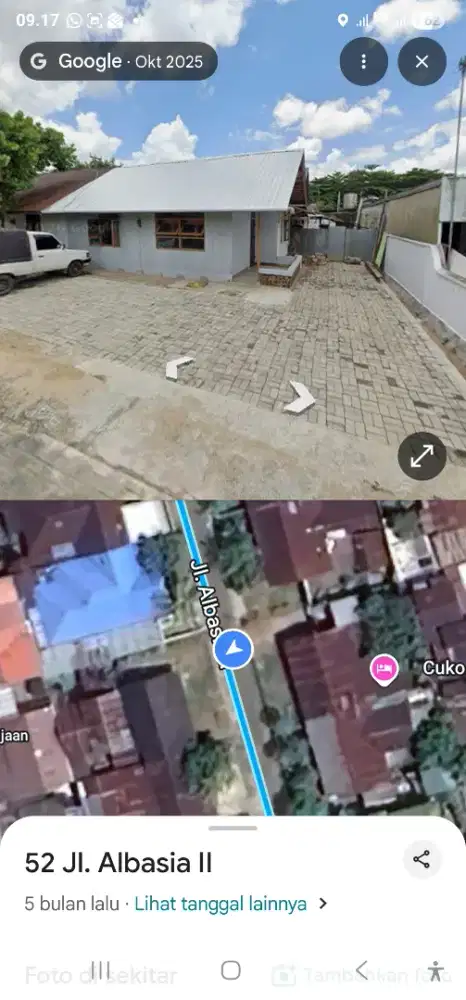 Disewakan rumah di Kota Martapura