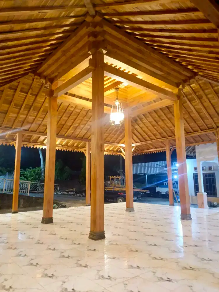 Open order rumah joglo kayu jati