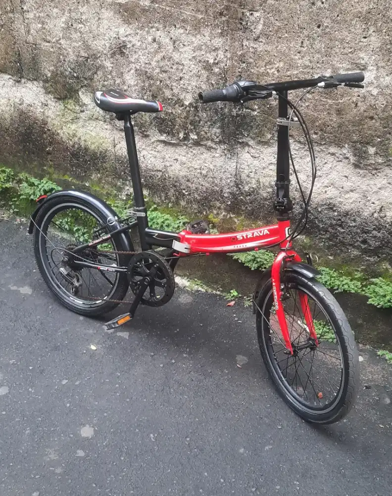 Jual sepeda lipat genio strava uk 20 speed 6.