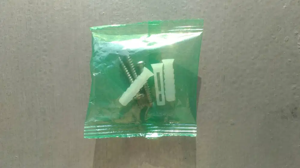 Fischer 6mm + Sekrup stainless anti karat baut mur paku