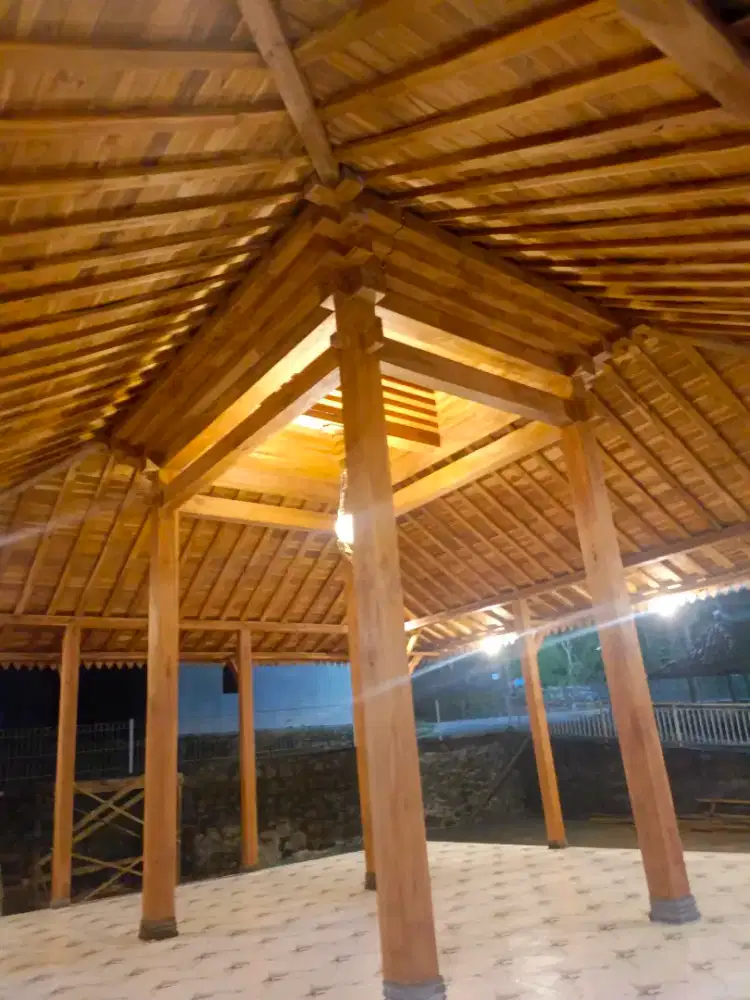 Open order Joglo kayu jati