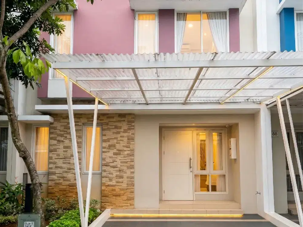 Rumah Full Furnish Siap Huni Cluster Thomson Gading Serpong, SHM, Harga Nego!