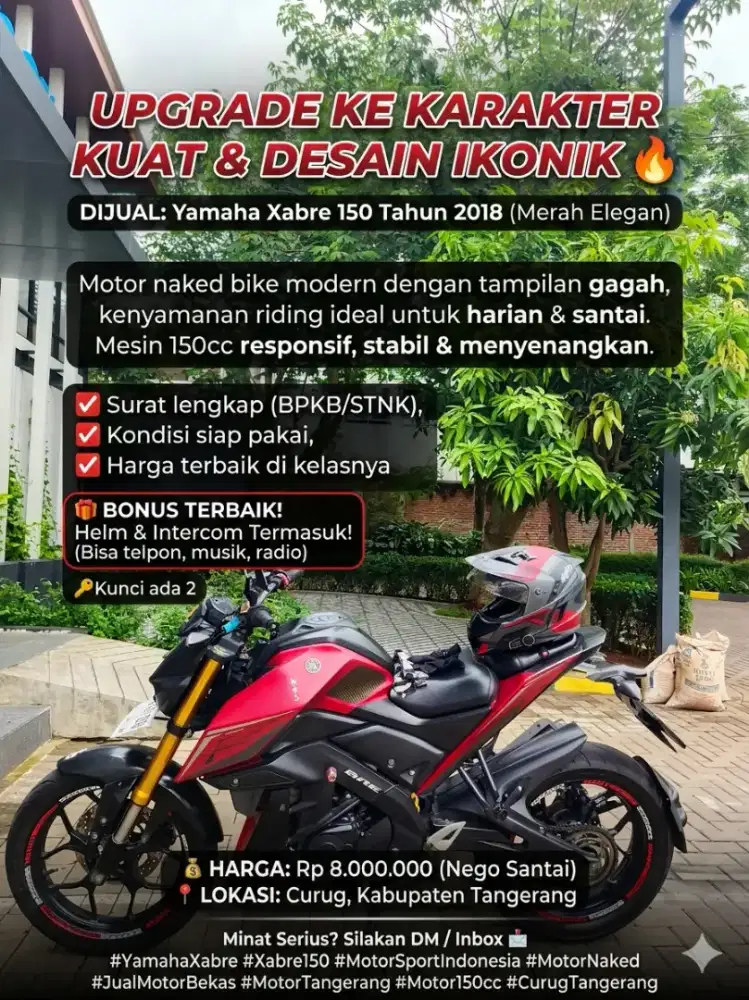 XABRE150 Jual Murah 8jt