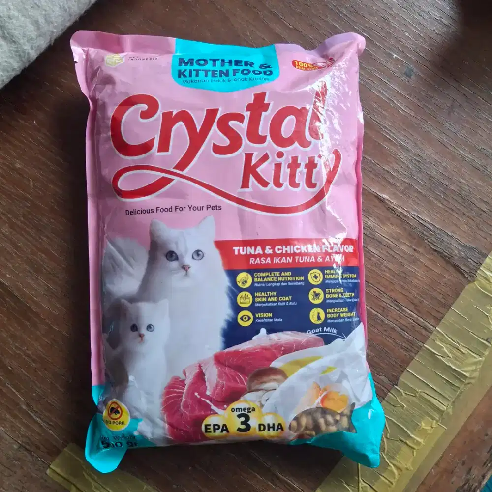 Dry food mother & kitten gratis