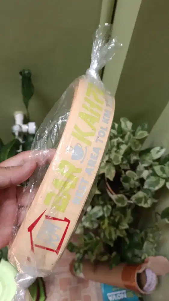 Stiker cutting logo rumah makan sticker scotlet vinyl & sandblast