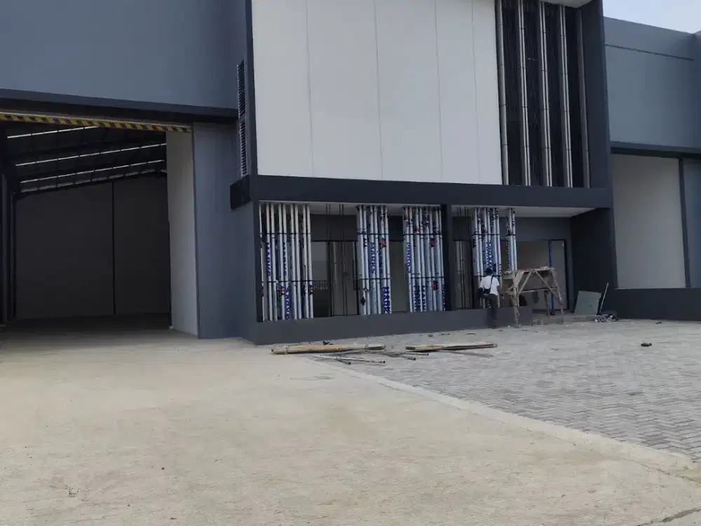 DI JUAL CEPAT ! gudang besar baru brand new kawasan pergudangan industrial legok