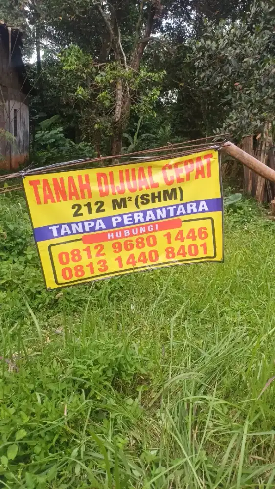 Dijual  cepat Tanah pinggir jalan raya besar