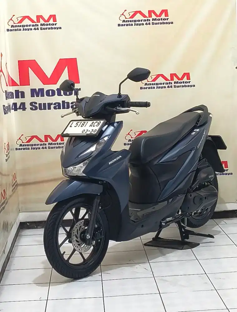 Ready Km 7 Ribu Honda beat deluxe keyless Tahun 2025 Biru doff
