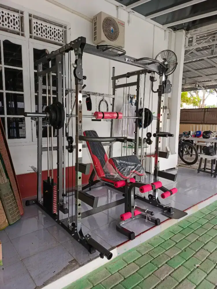 Ready power rack multi fungsi