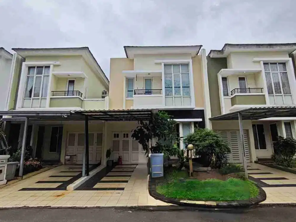 DIJUAL RUMAH SEMI FURNISHED LUAS 144 M2 DI CLUSTER CHRYSOCOLLA PHG GADING SERPONG