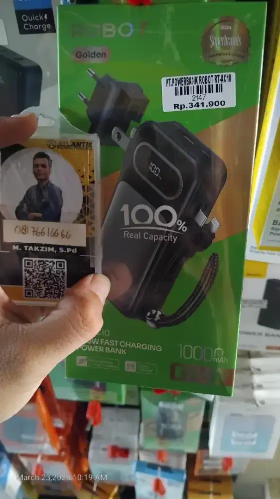 PT.POWERBANK ROBOT RT-AC10 ATLANTIS DAHSYAT
