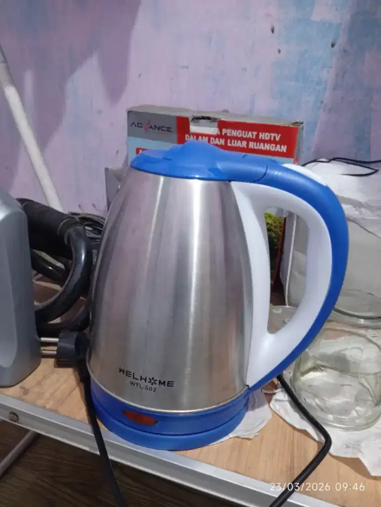 Teko listrik siap pakai