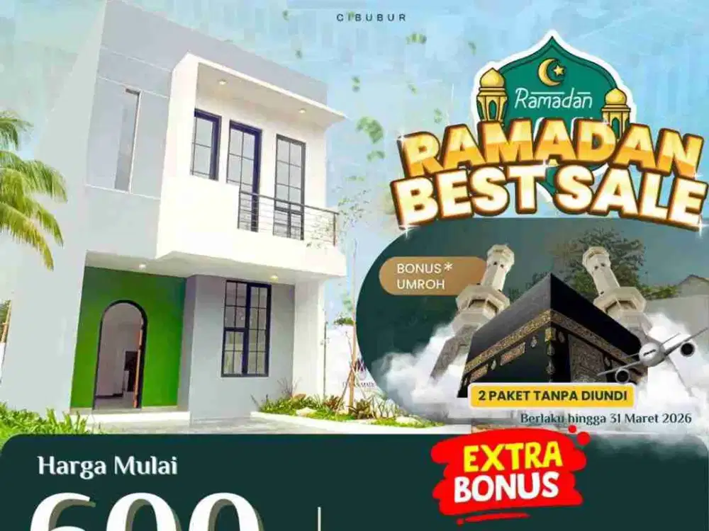 Dijual Rumah TMC Bisa KPR Dekat Tol Narogong Mewah Harga Murah Baru di Cileungsi Bogor