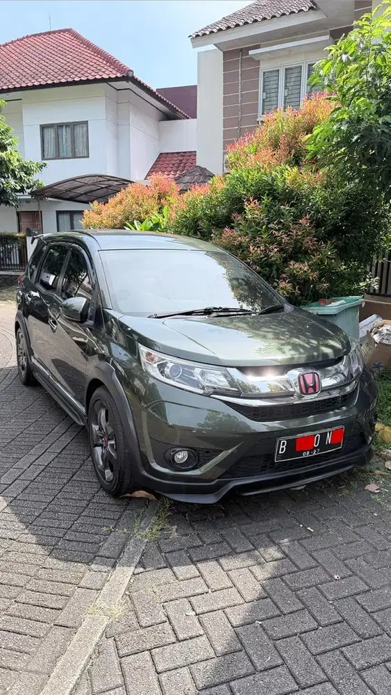 [Low km 54rb] Warna Rare Honda BRV E MT Manual Prestige 2017 Hijau