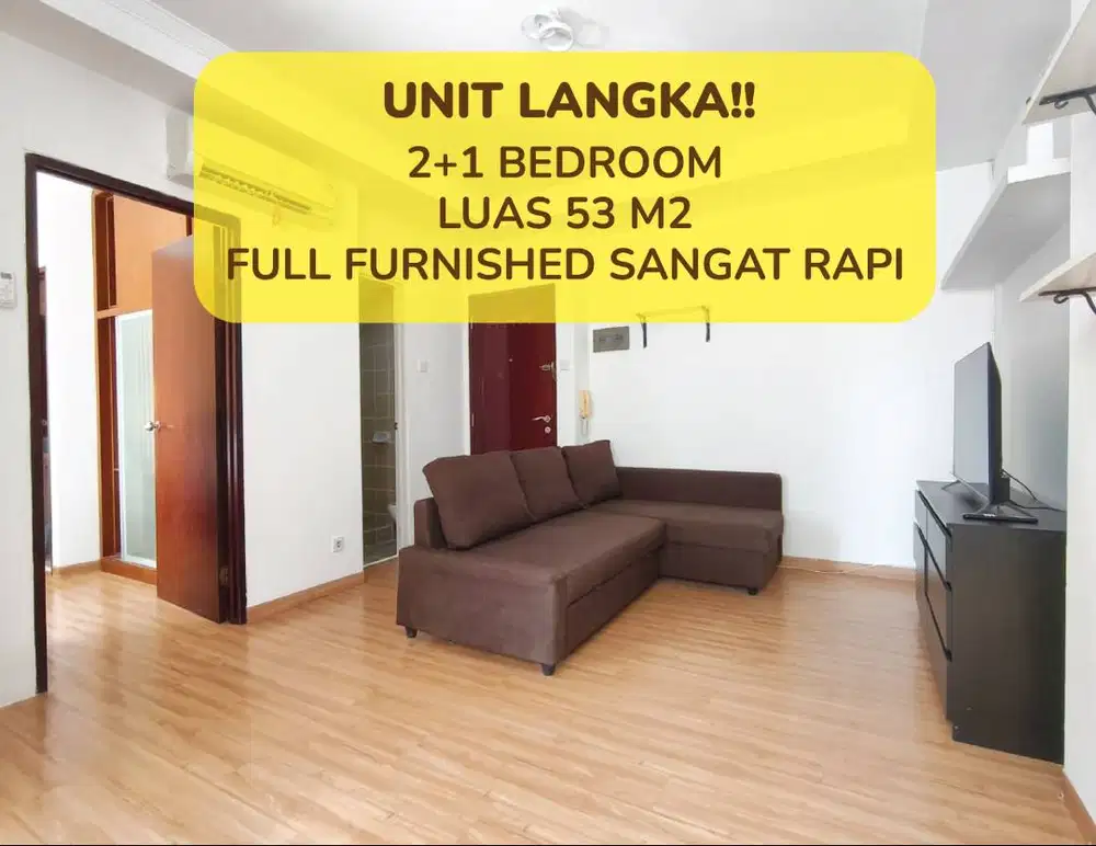 DIJUAL UNIT LANGKA! 2+1 BEDROOM - APT MEDITERANIA 2