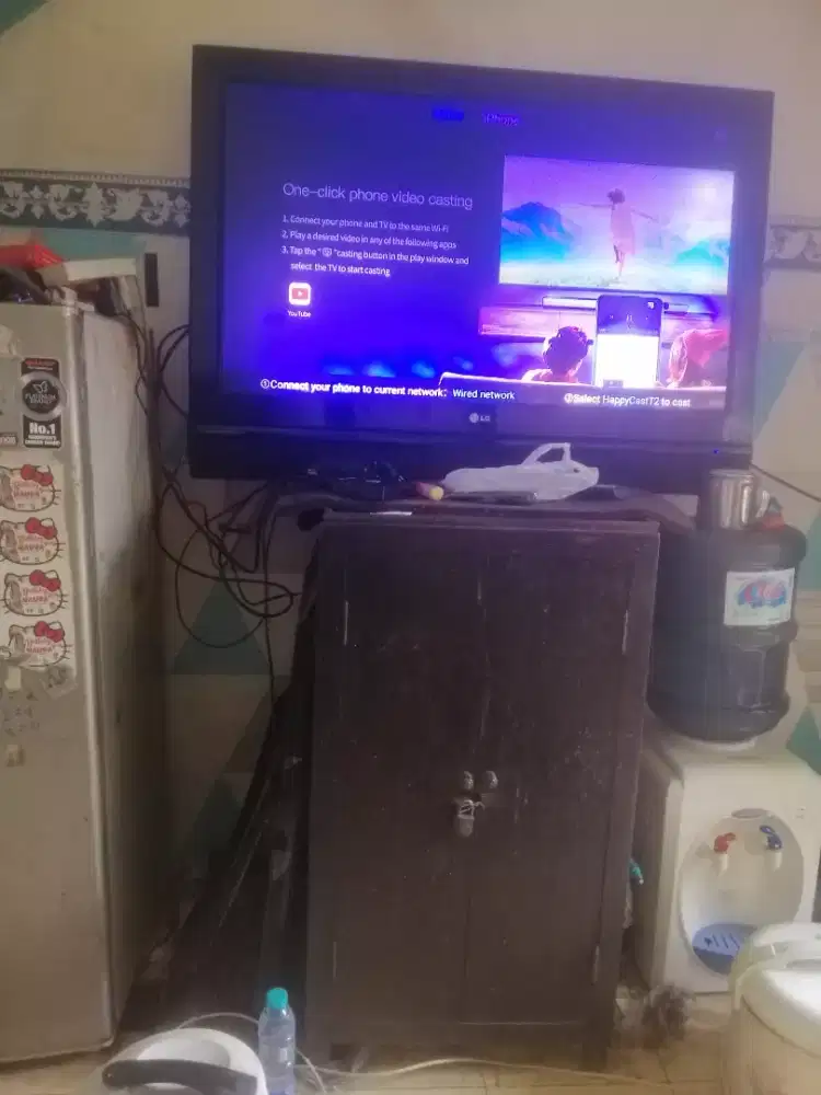 Murah Tv LCD LG Paling Bandel 42 sdh Modif LED Plus Bonus STB DIGITAL