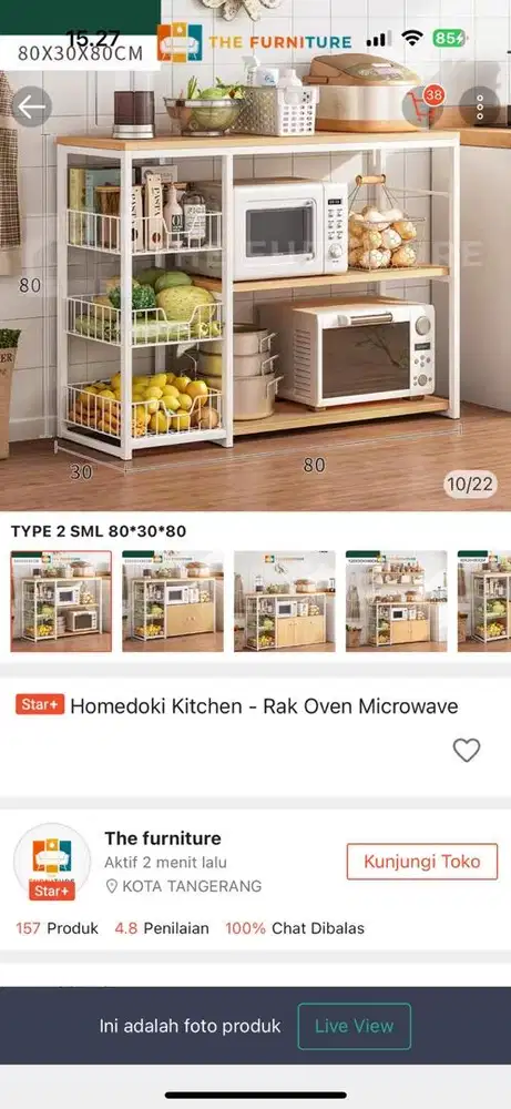 RAK OVEN MICROWAVE RAK MEJA DAPUR JUAL CEPAT