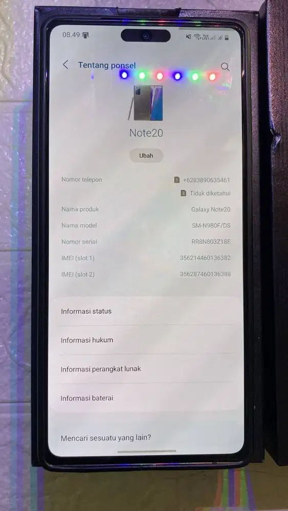 Samsung Galaxy Note 20 8/256 SEIN Mulus No Minus