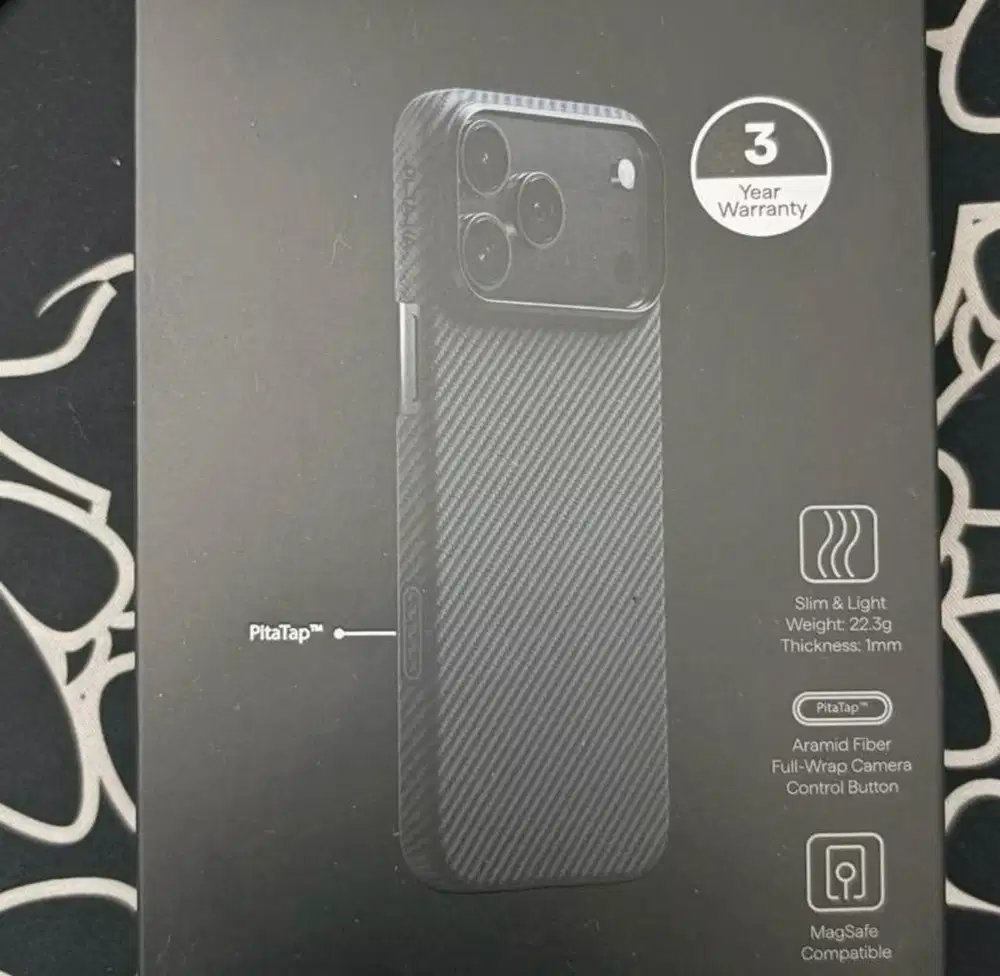 apple iPhone 17 promax pm pro max & apple airpods pro 3 PITAKA case