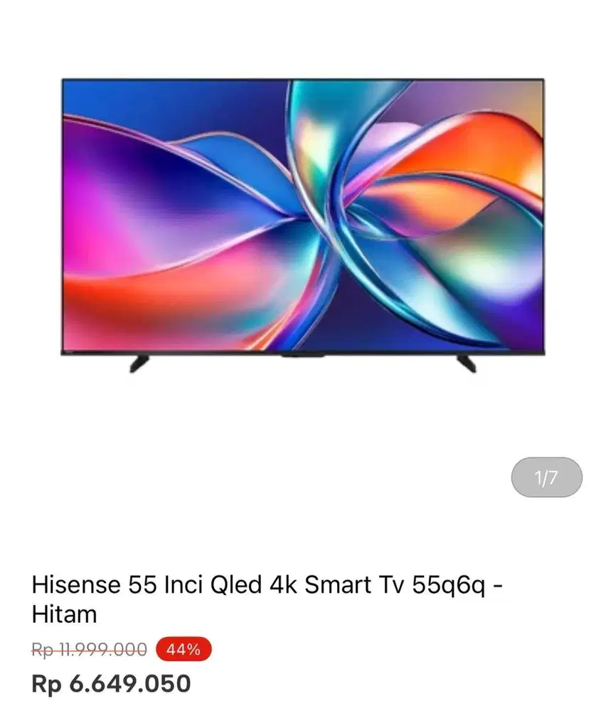 HISENSE GOOGLE TV 4K 55inci