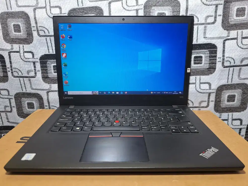 Laptop Lenovo Thinkpad T470 Core i5 ram 8gb SSD batre awet mantap