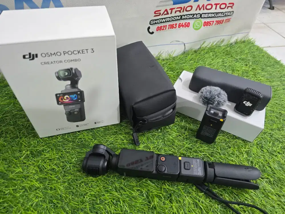 DJI OSMO PCKET 3 CREATOR COMBO BARU BUKA SEGEL BLUM DIPAKE