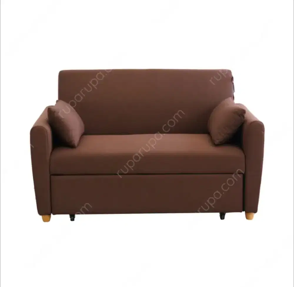 Sofa Sleeper Laguna Fabric Coklat