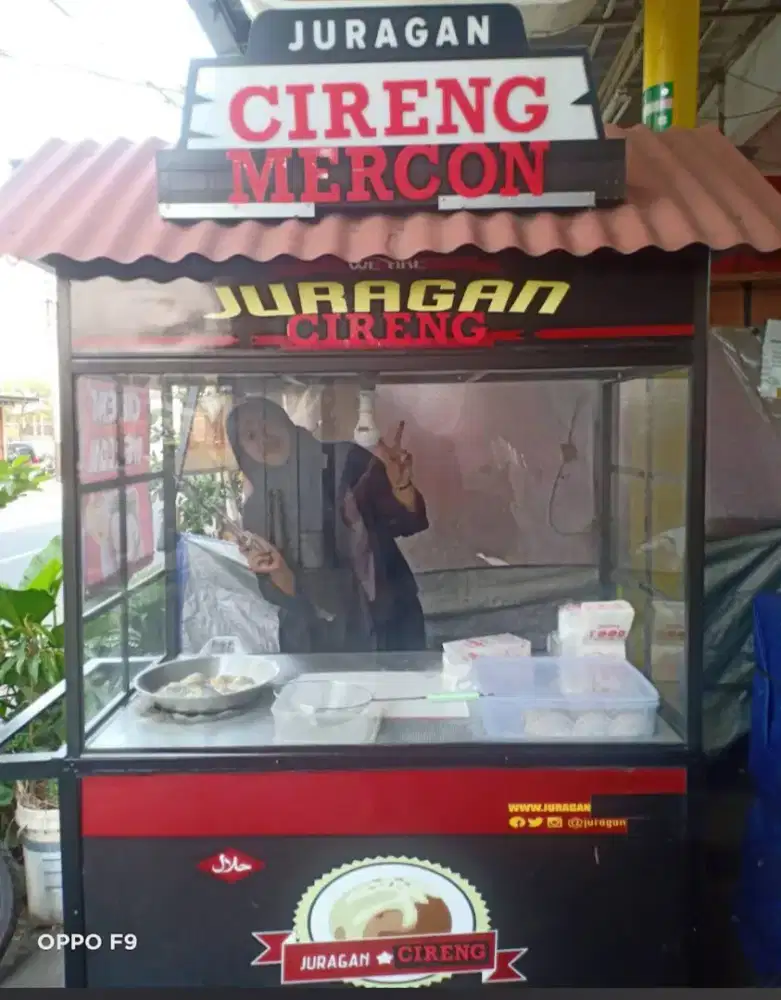 Gerobak Stanis alumunium bahan fiber