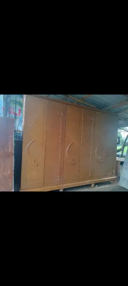 lemari pakaian tempahan jumbo 6 pimtu