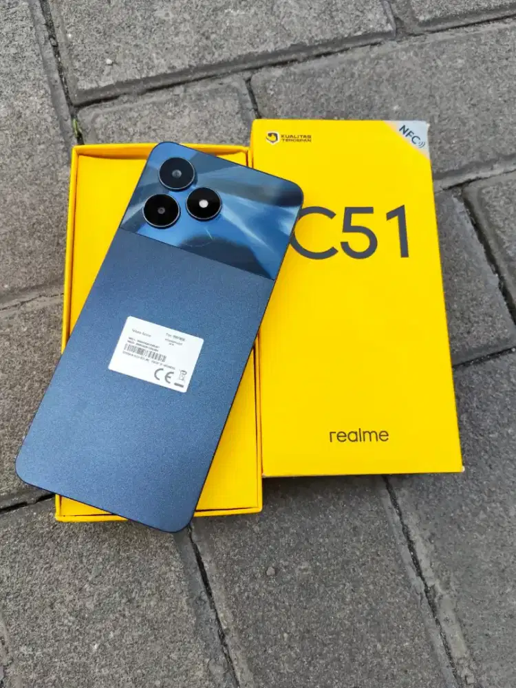 Realme C51 4GB/64GB Fullset Mulus