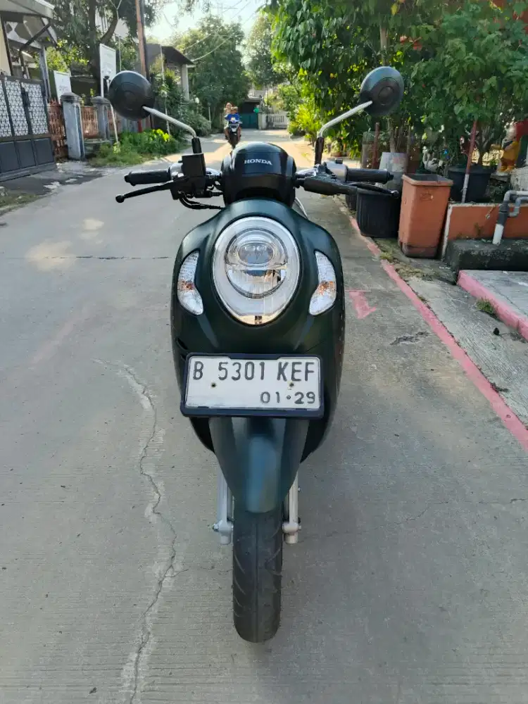 DIJUAL NEW HONDA SCOOPY STYLISH GREEN SMARTKEY 2024 (NIK 2023) GRESS