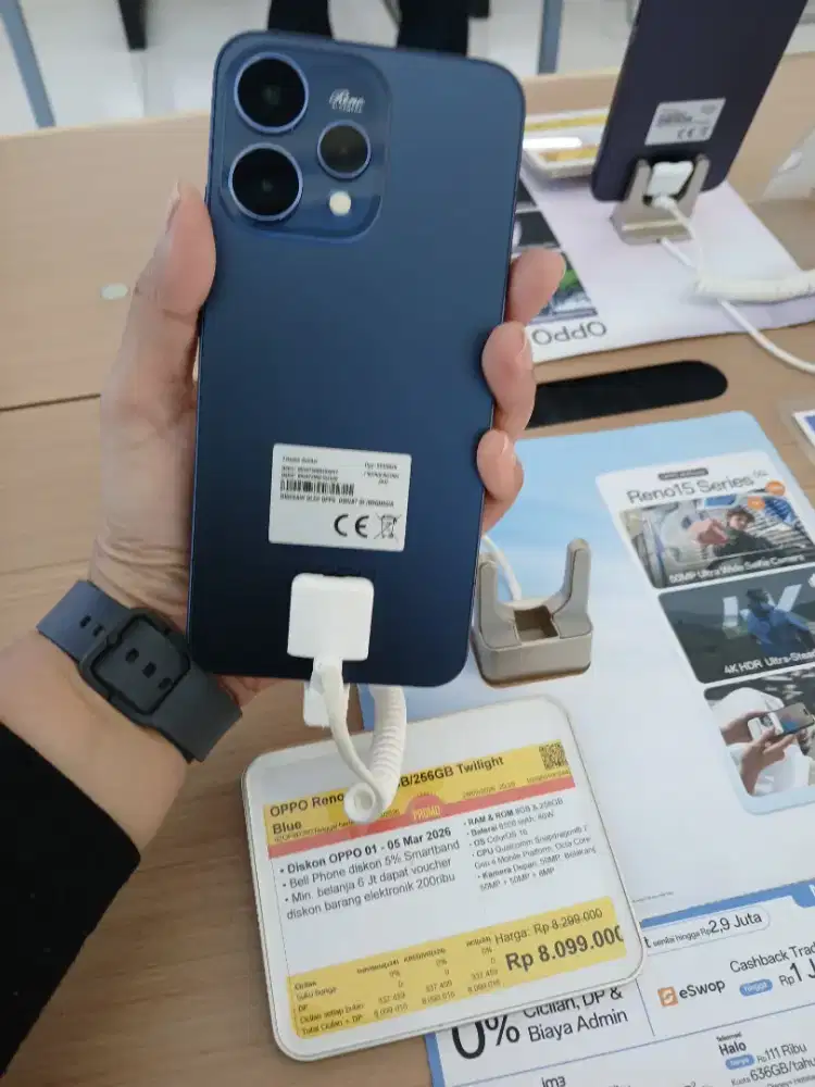 Promo cicilan 0% oppo reno 15