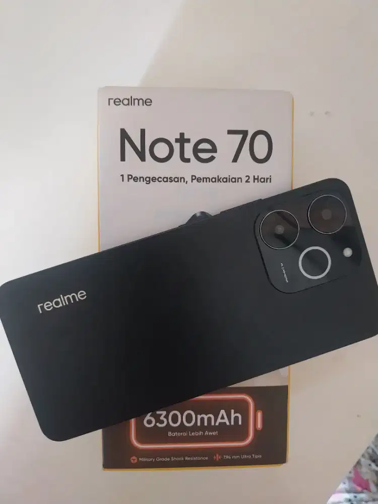 Realme note 70 4/64 batre badak