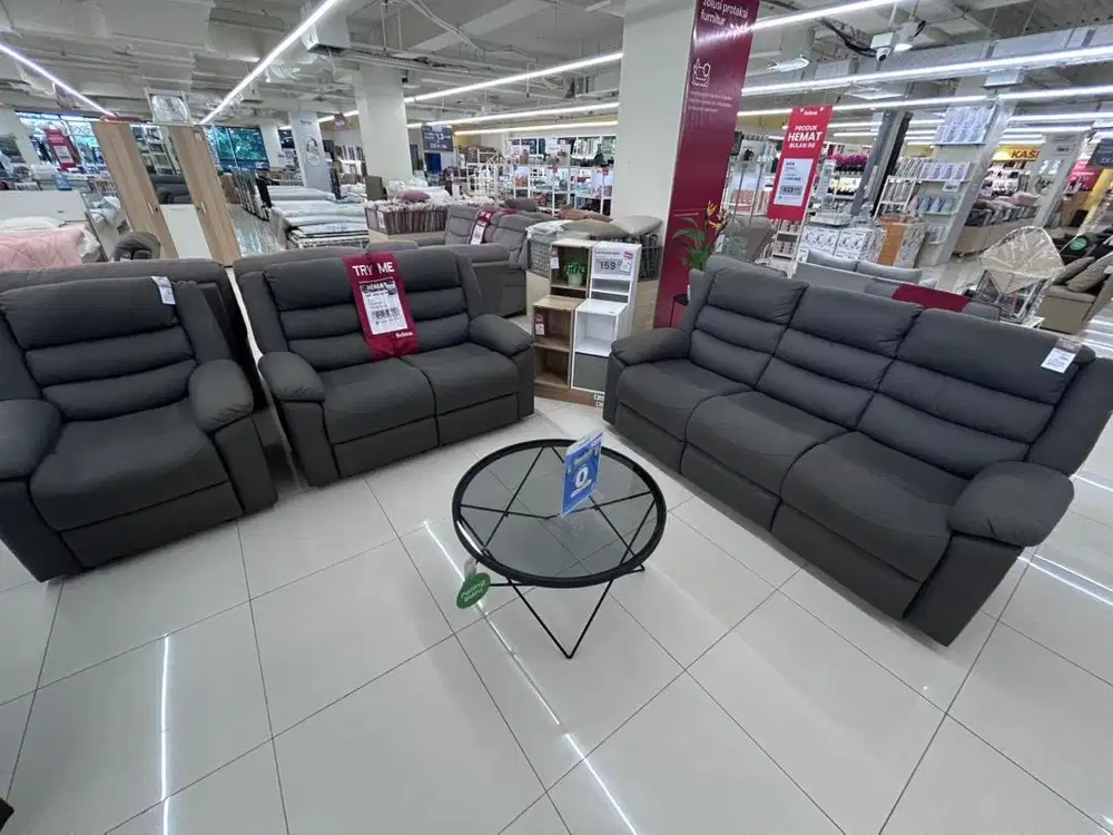 PROMO SPECIAL LEBARAN SOFA RECLINER SET