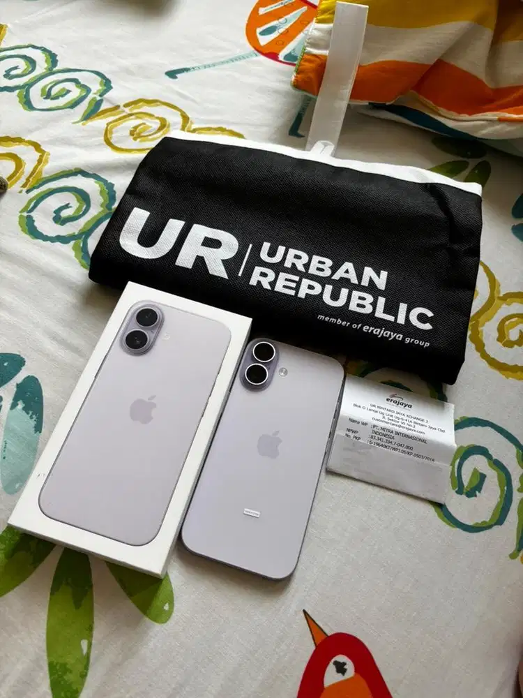 Iphone 17 Lavender 256gb pemakaian 4 bulan BH 100%