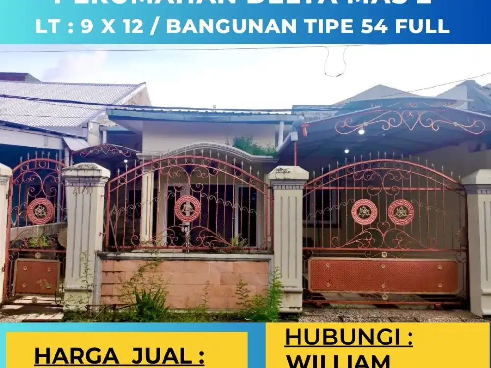 JUAL RUMAH SIAP HUNI DELTA MAS 2