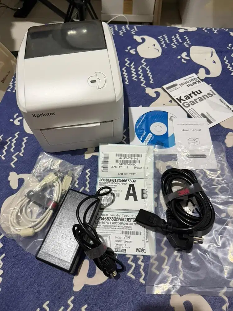 Printer Barcode Thermal / Label Xprinter XP-420B, USB+WIFI, putih
