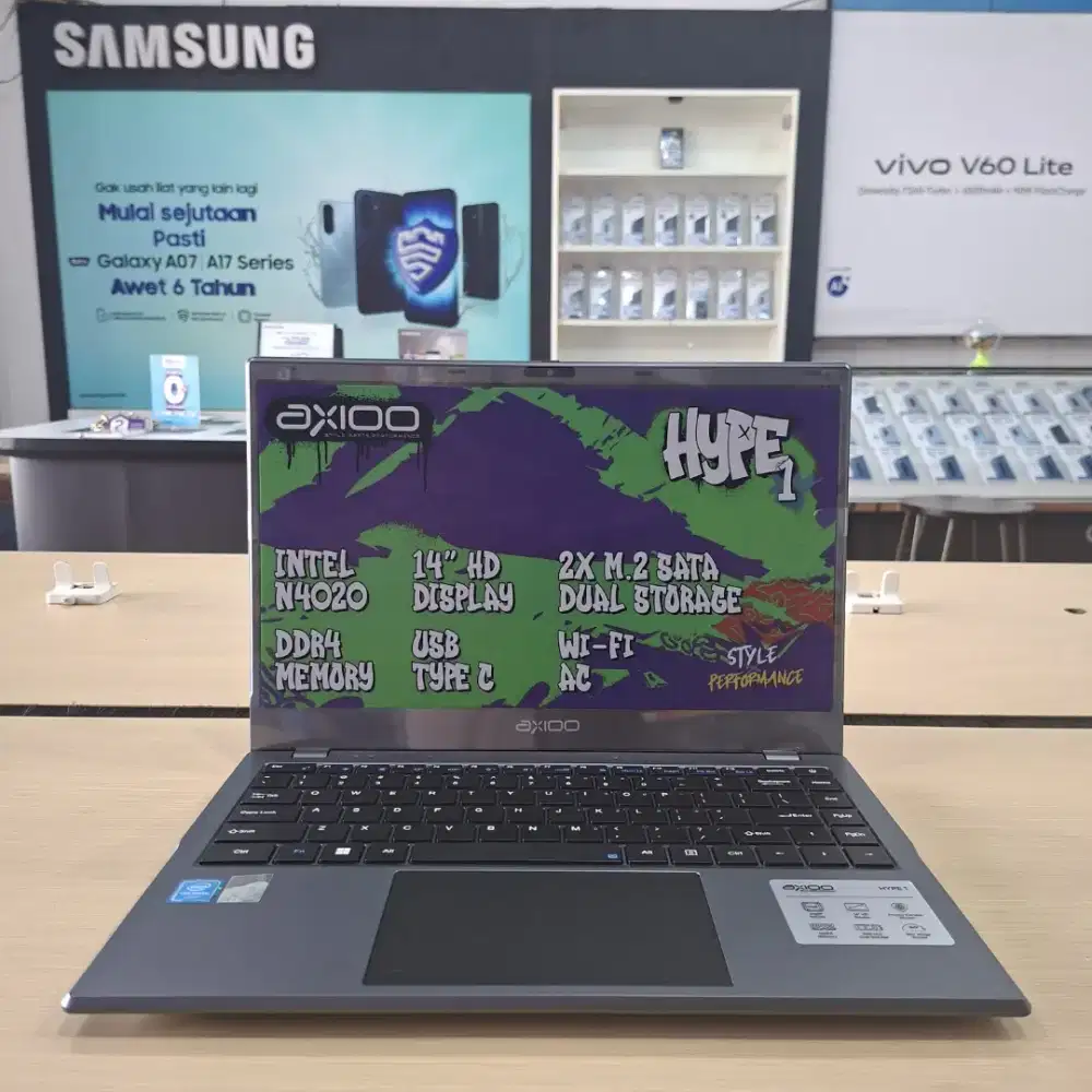 dijual laptop new axioo hype1 promo spesial lebaran bisa kredit