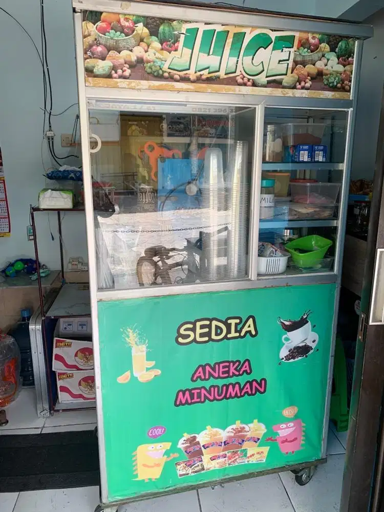 Jual rombong bekas minuman